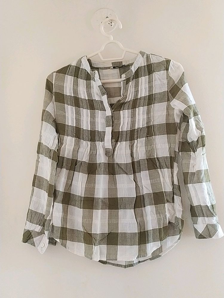 Casual Check Top