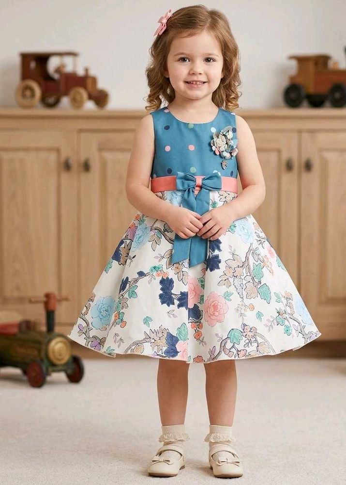 New Beautiful Floral Print Dress
