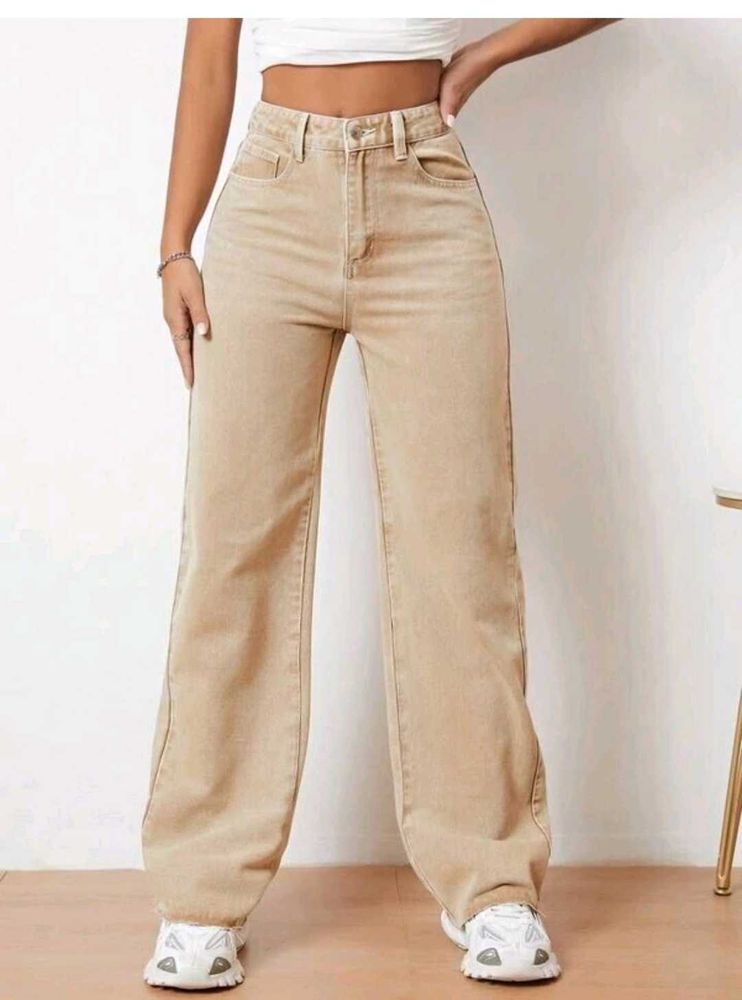 High Waisted Wide Leg Jeans