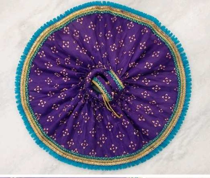 💜 Royal Purple Laddu Gopal Ji Designer Poshak (Si
