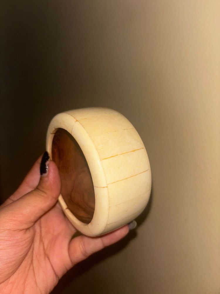 🔻SALE ALERT-Unique Wooden -MARBLE Bangle