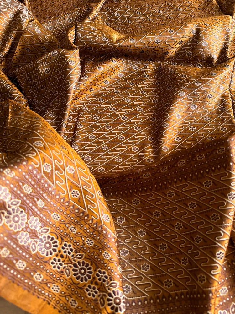 Pure Silk Vintage Parsian Brocade Saree