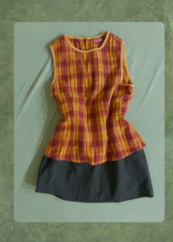 Chic Plaid Kurta Set