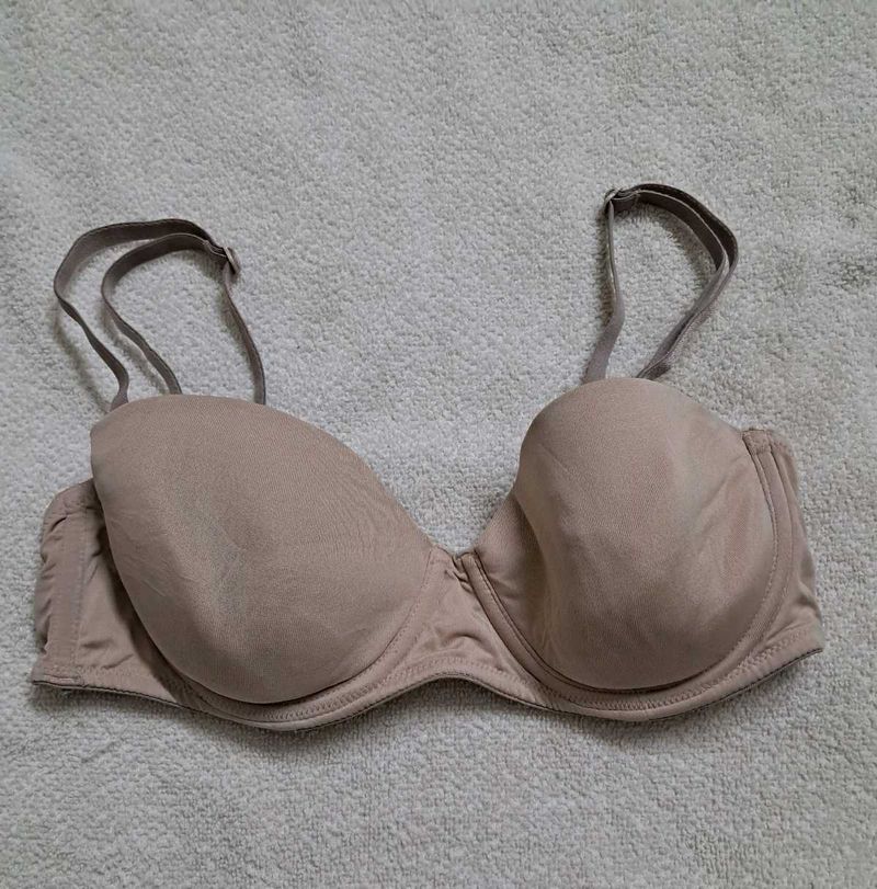 Sexy Nude Padded Bra