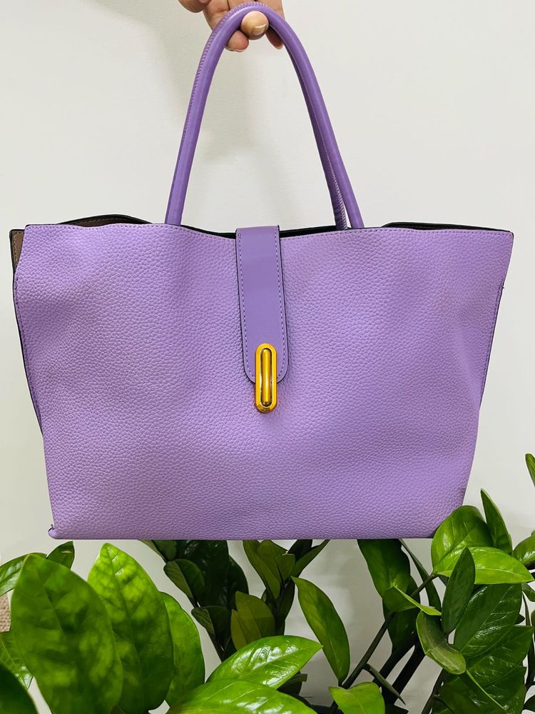 Chic Lavender Tote Bag