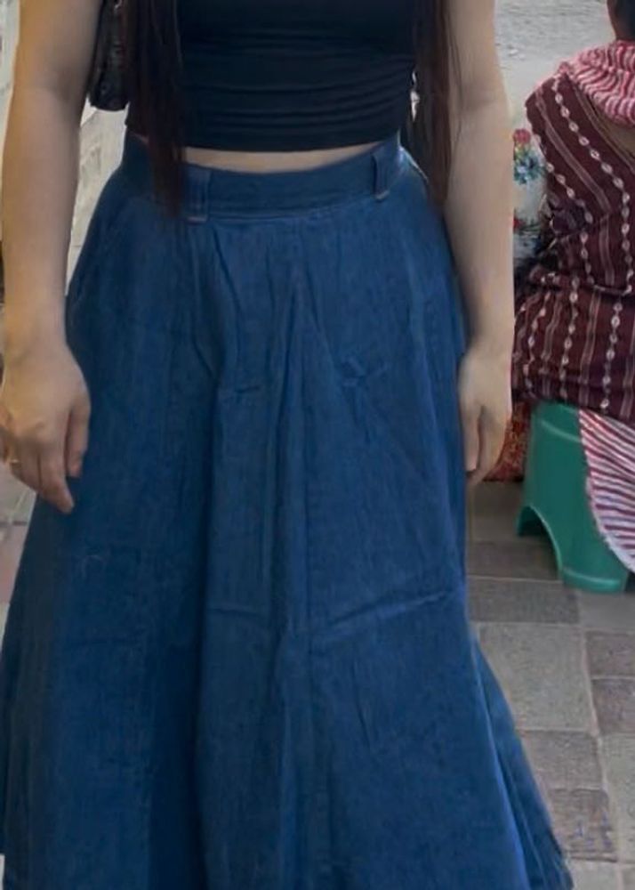 Blue Denim skirt