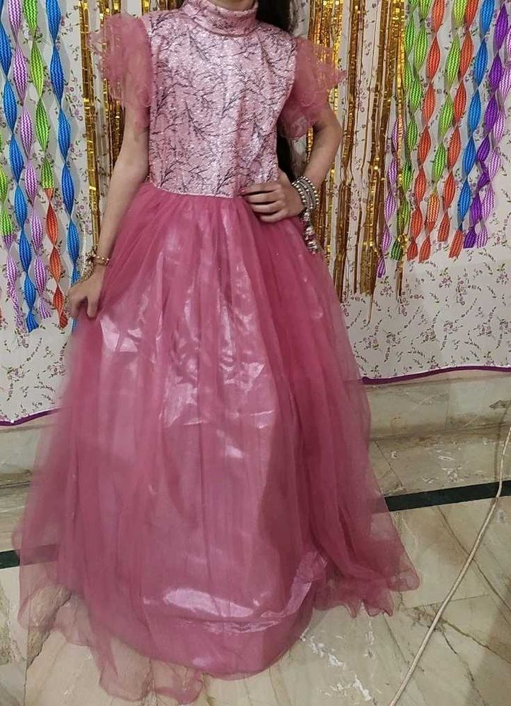 Pink Tulle Party Dress