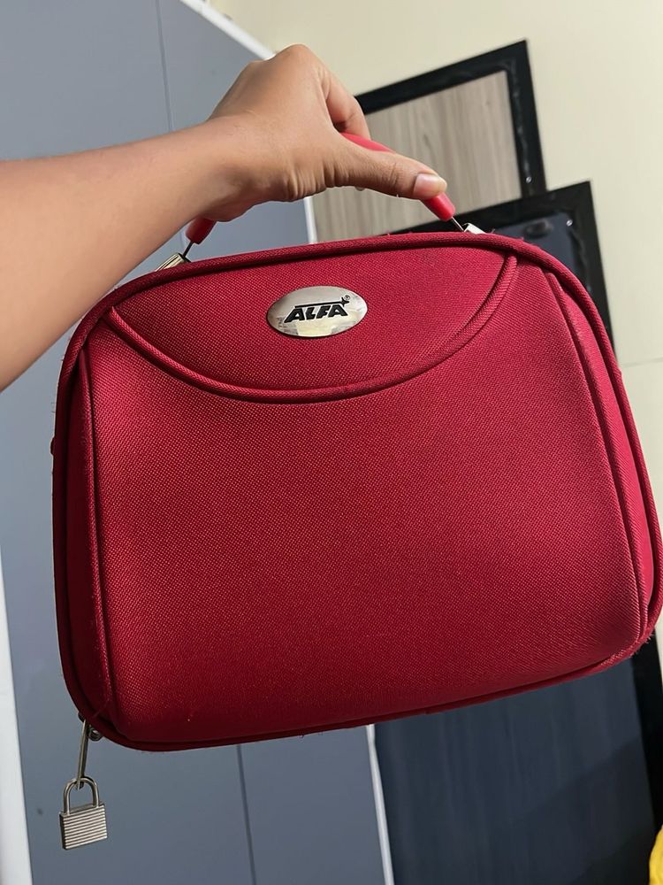 Chic Red Handbag