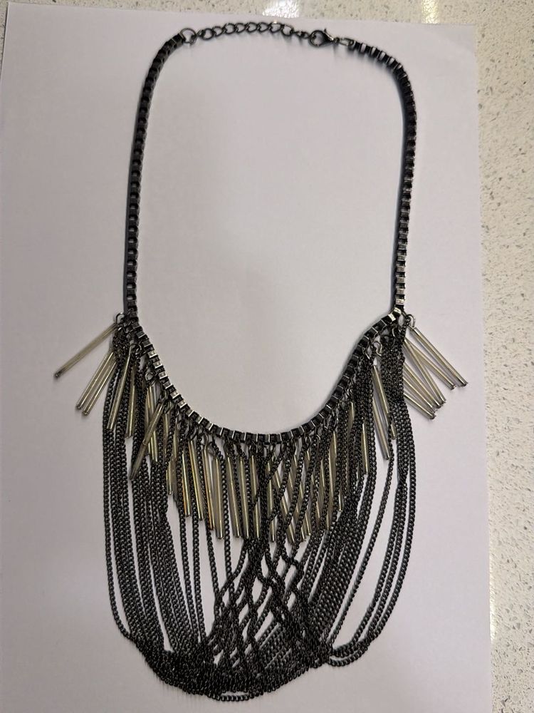 Statement Fringe Necklace