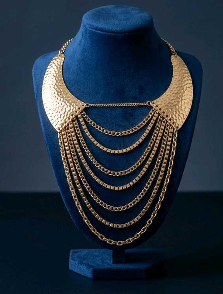 Statement Layered Chain Necklace