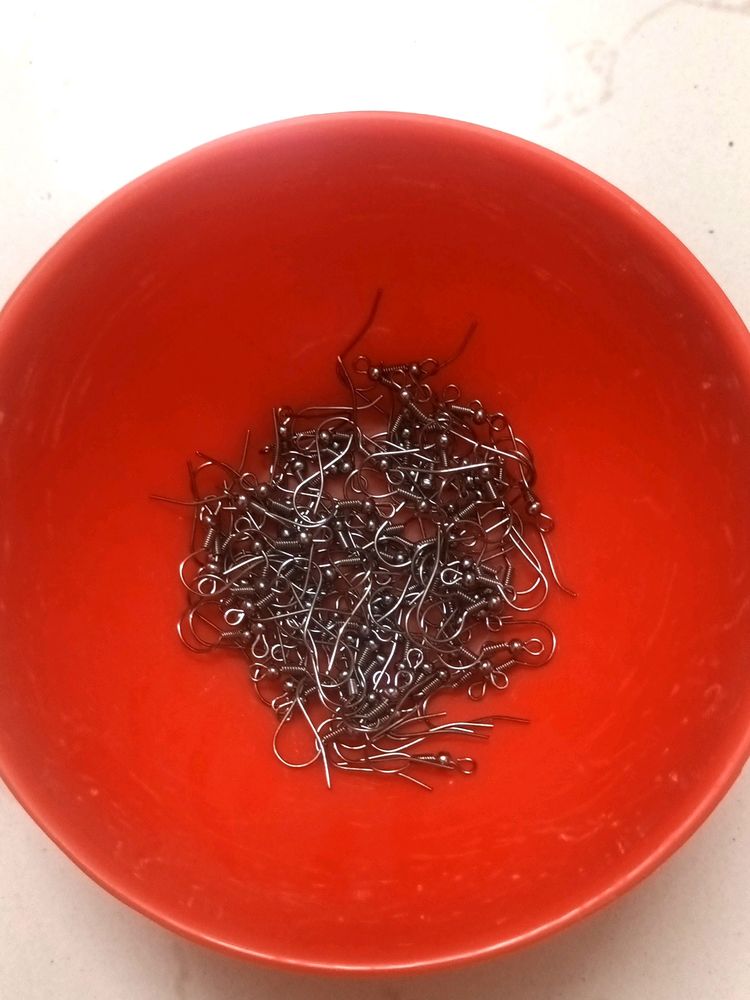 Gunmetal Ear Wire/Hooks 100 Pieces 50 Pairs