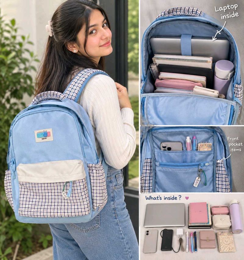 😍Light Blue Backpack😍