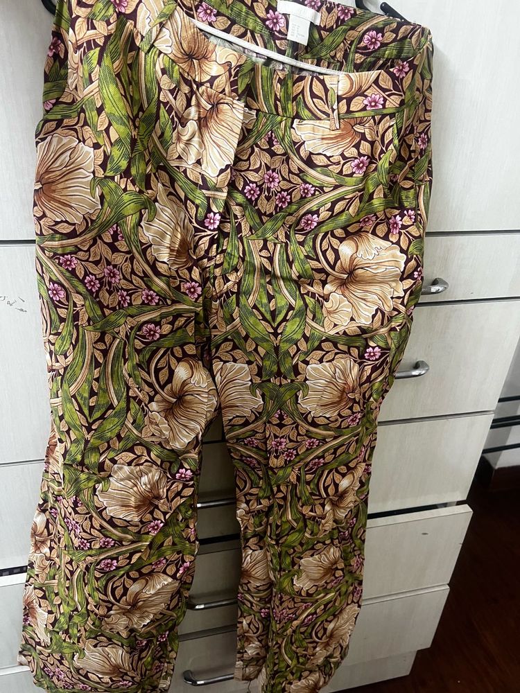 Floral Print casual Trousers