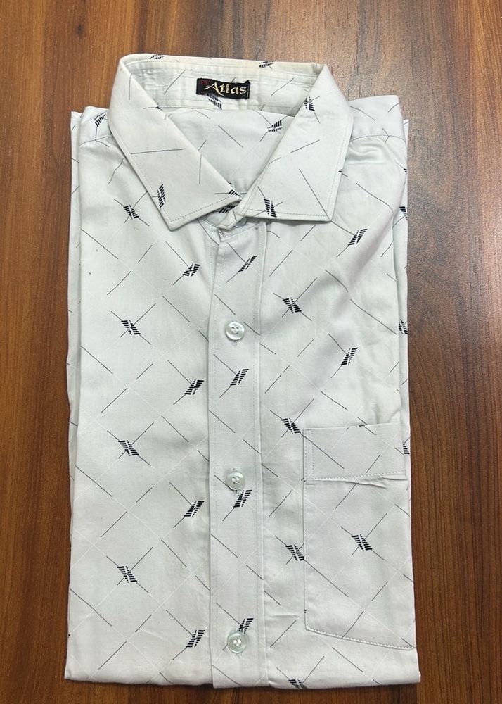 Atlas Patterned Casual Shirt