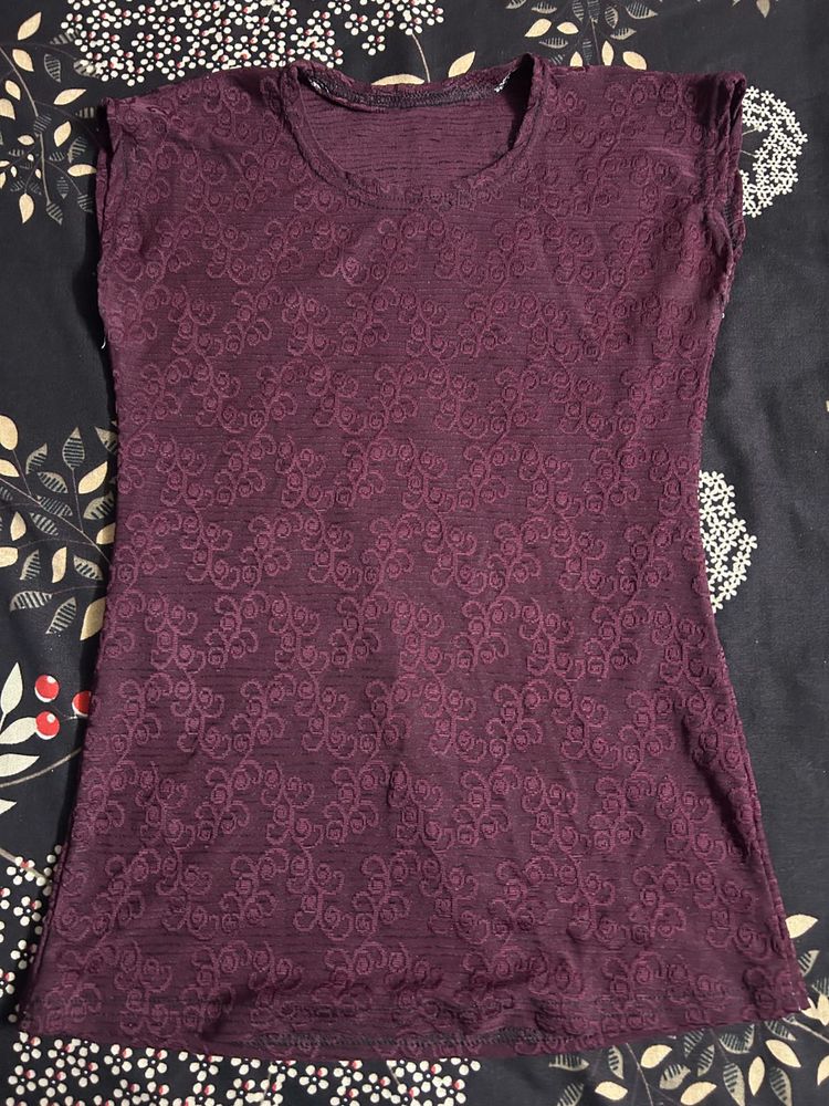 Elegant Lace Patterned Top