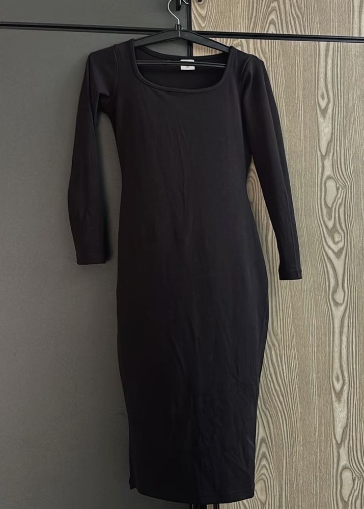 Classic Black Long Sleeve Dress