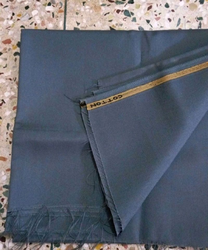 Dark Steel Colour Pant Cut Piece