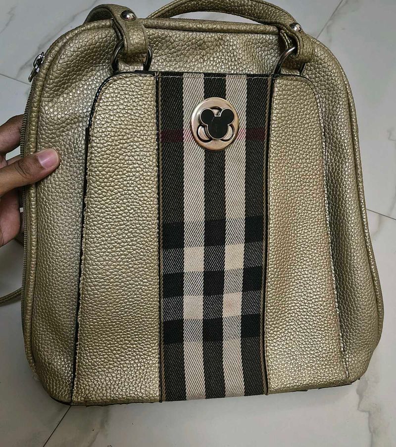 Mini Shoulder Backpack with 5 compartments