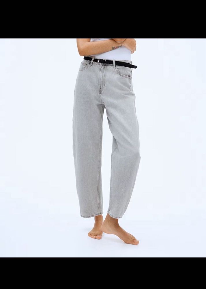 Gray Y2K Denim Jeans