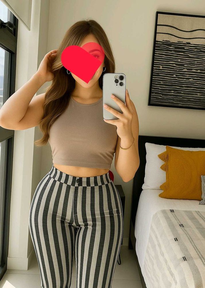 Vintage Inspired Striped Pleated High Waist Pant