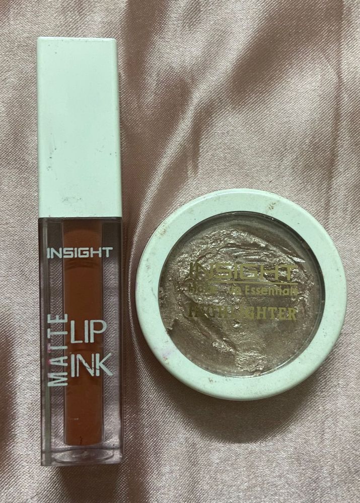 COMBO  : Insight Matte Lip Ink &amp; Highlighter