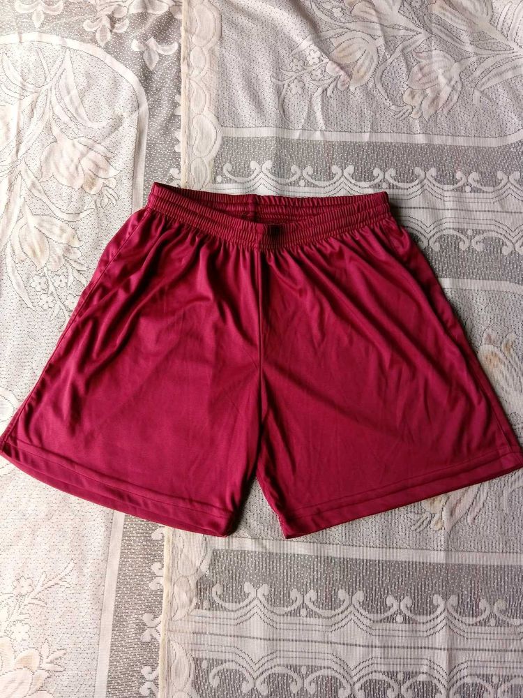 Maroon Athletic Shorts