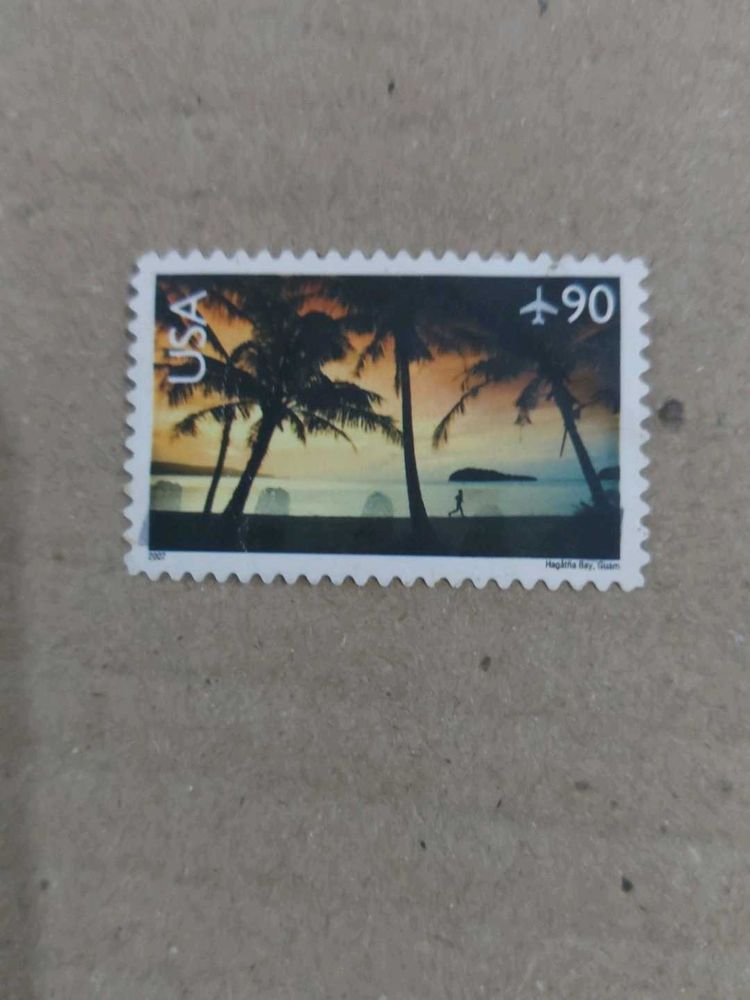 USA Postage Stamps - Tropical Beach Scene Set of 5