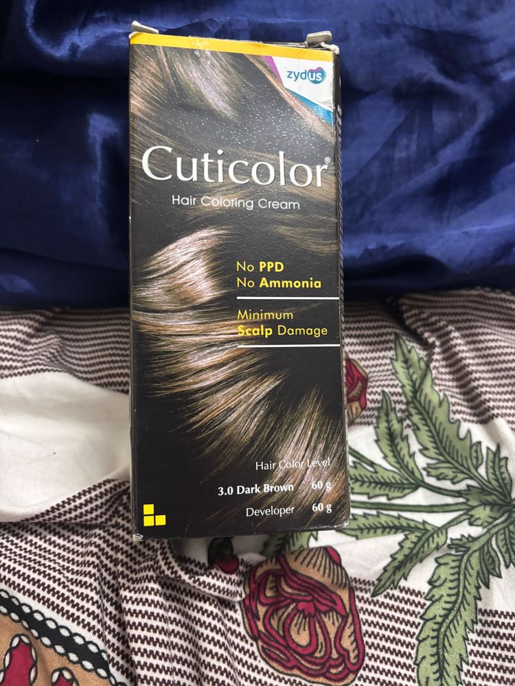Cuticolor Hair Coloring Cream - Dark Brown