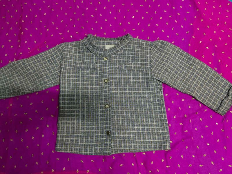 Classic Checked Ethnic Jacket