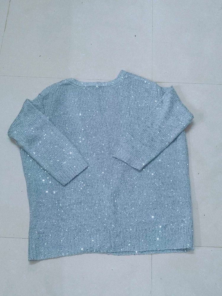 Sparkly Knit Sweater - Perfect for layering!