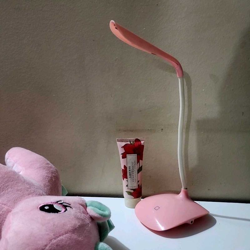 Pink LED touch screen Desk Lamp