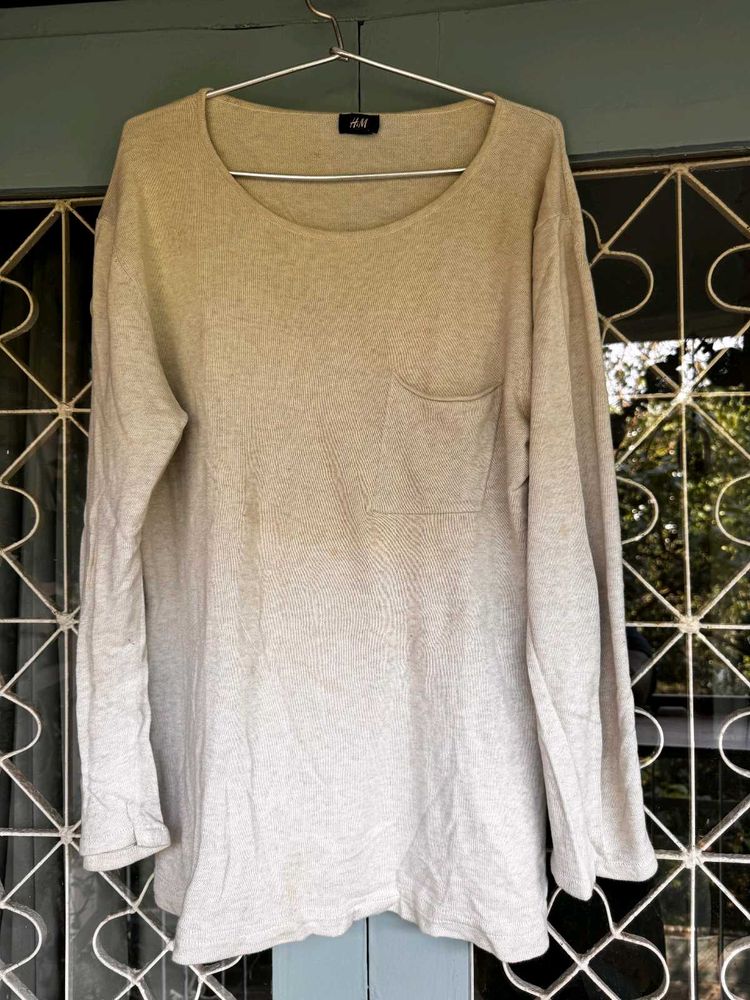 H&amp;m Knitted tshirt Woolen Wear