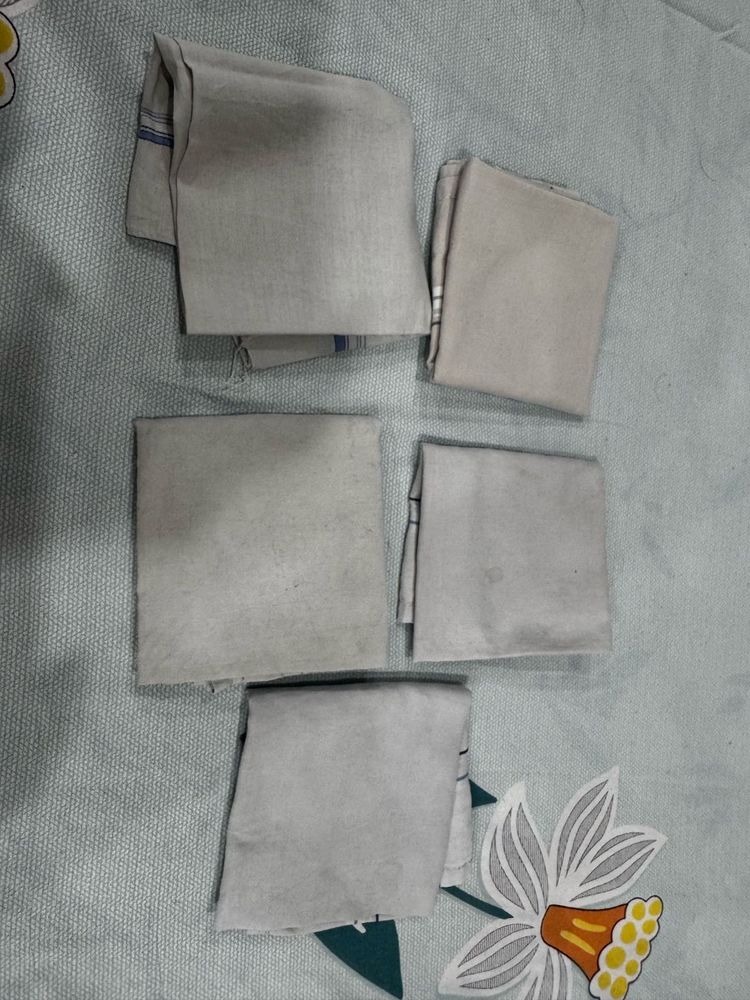 set of 5 handker chiefs
