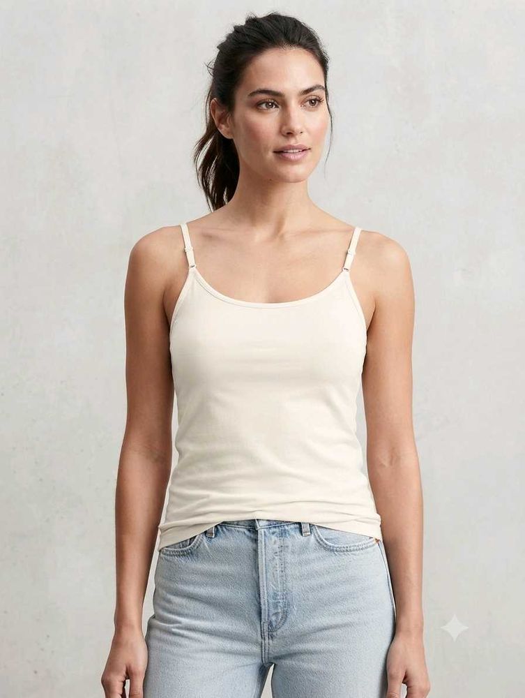 Cream Spaghetti Strap Camisole