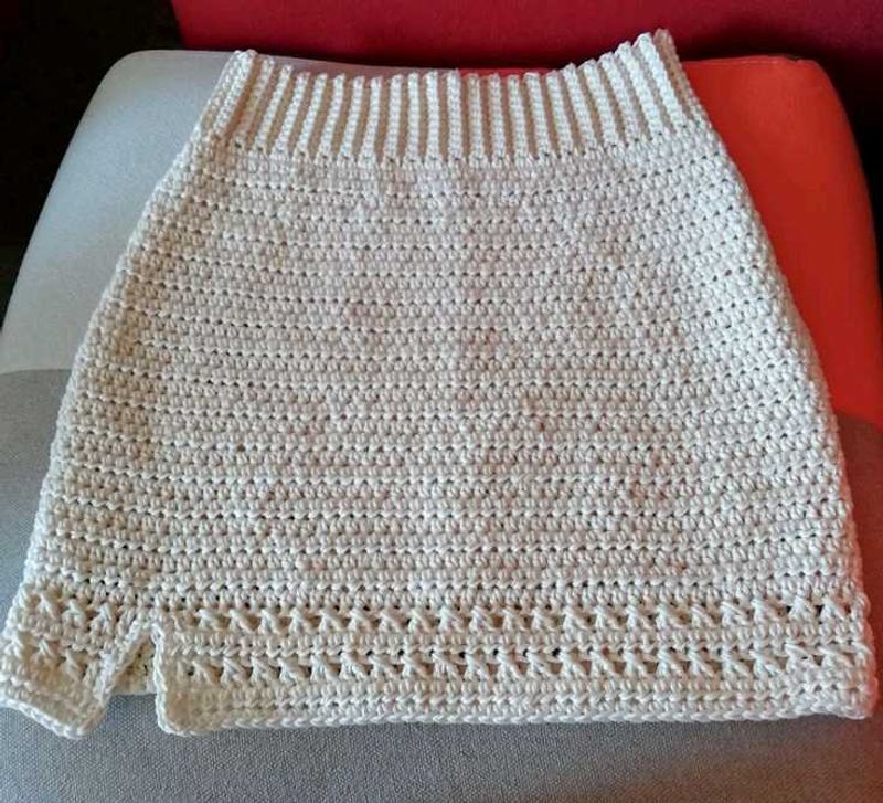 Crochet Mini Skirt