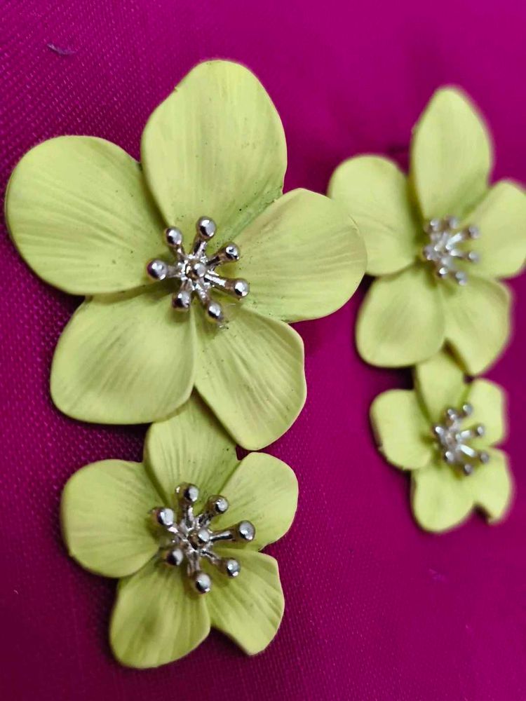 Floral Statement Earrings
