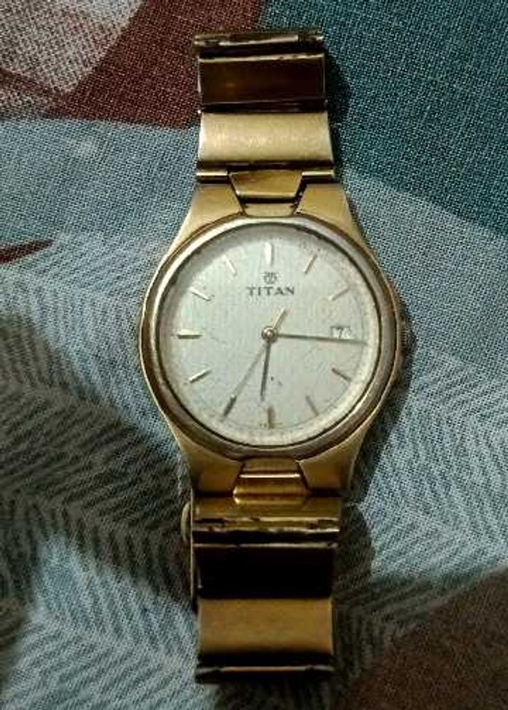 Titan Gold Analog Watch