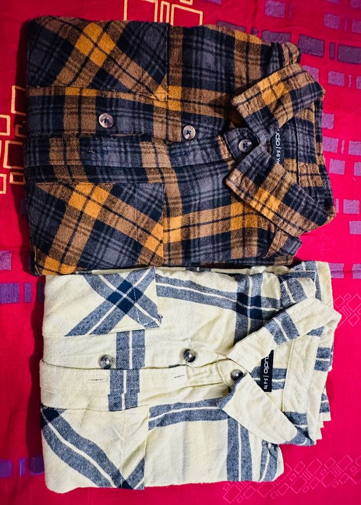Boys Shirts Set Of 2