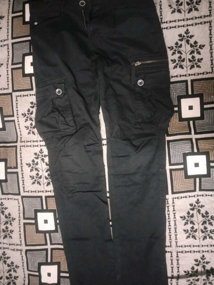 Black Cargo Pants