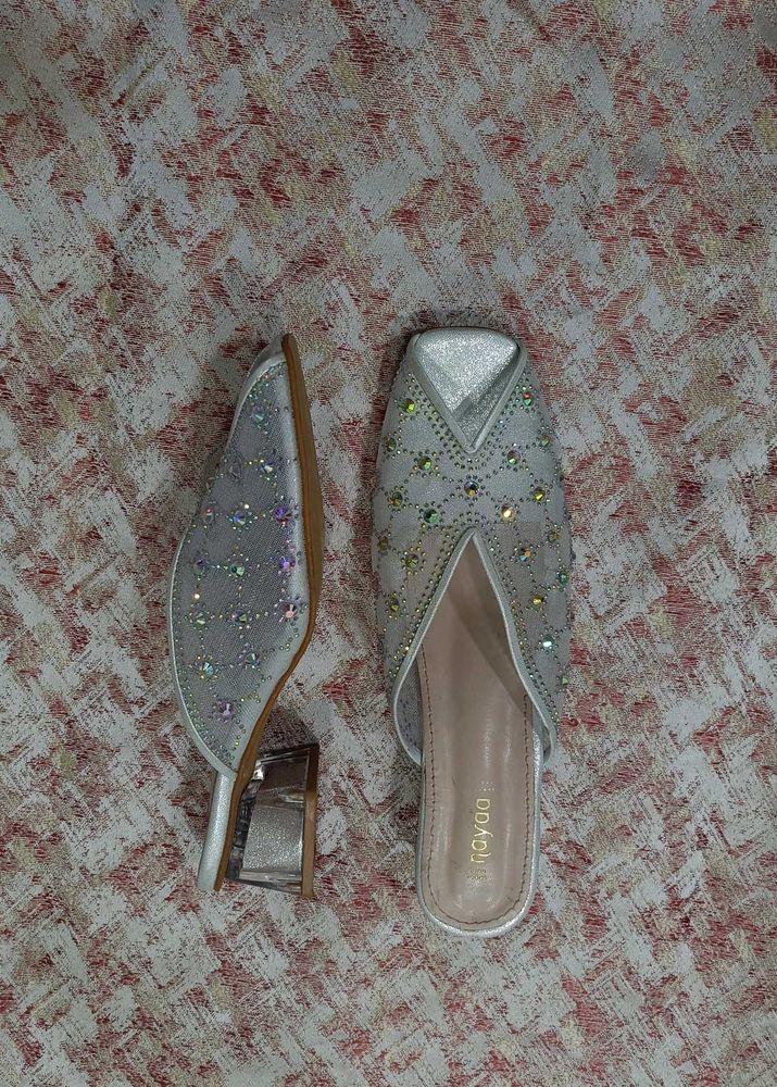 Elegant Embellished Mules