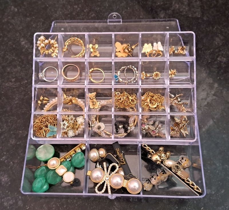 2 Layer Acrylic Jewelry Storage Box With Lid