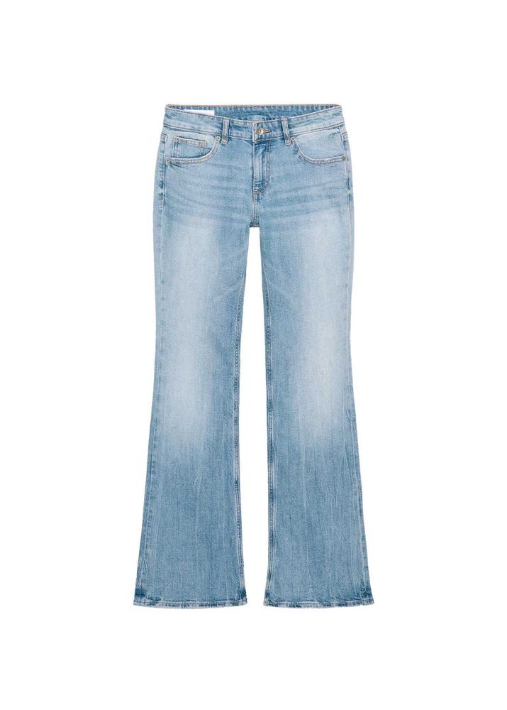 Low waist faded Flared Jeans