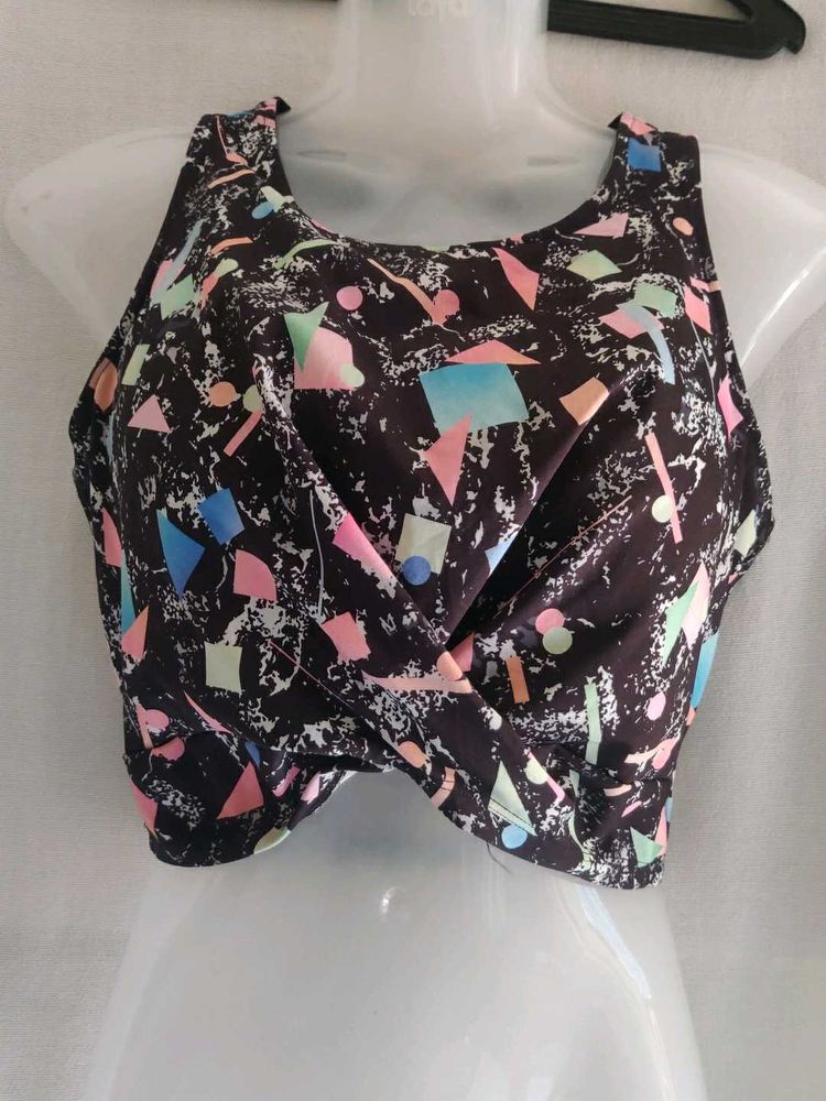 Funky Print Sports Bra