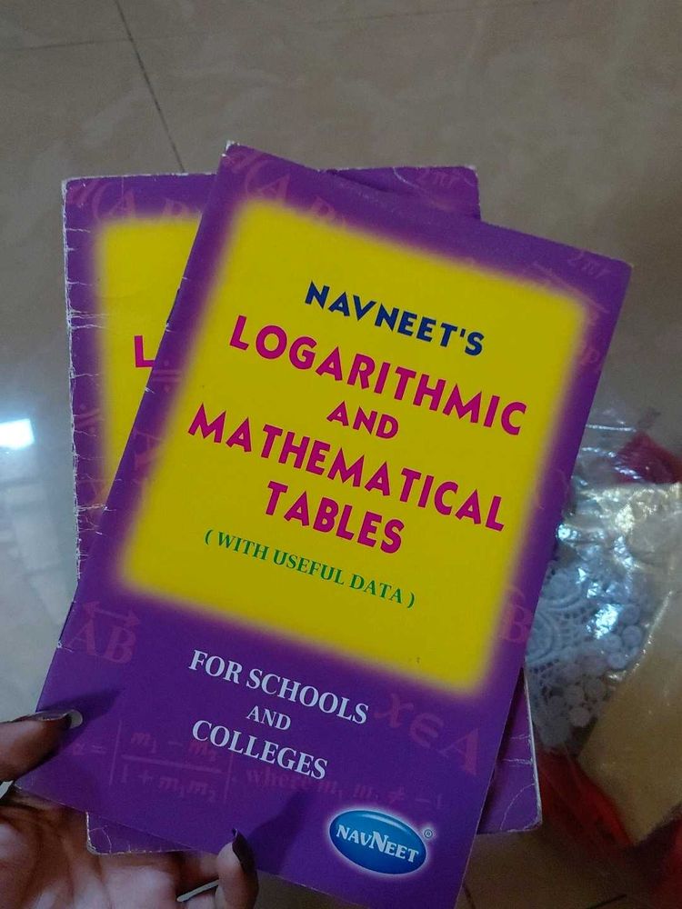 Navneet's Logarithmic &amp; Mathematical Tables