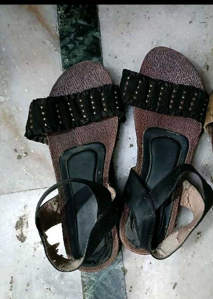Worn Flats &amp; Sandals