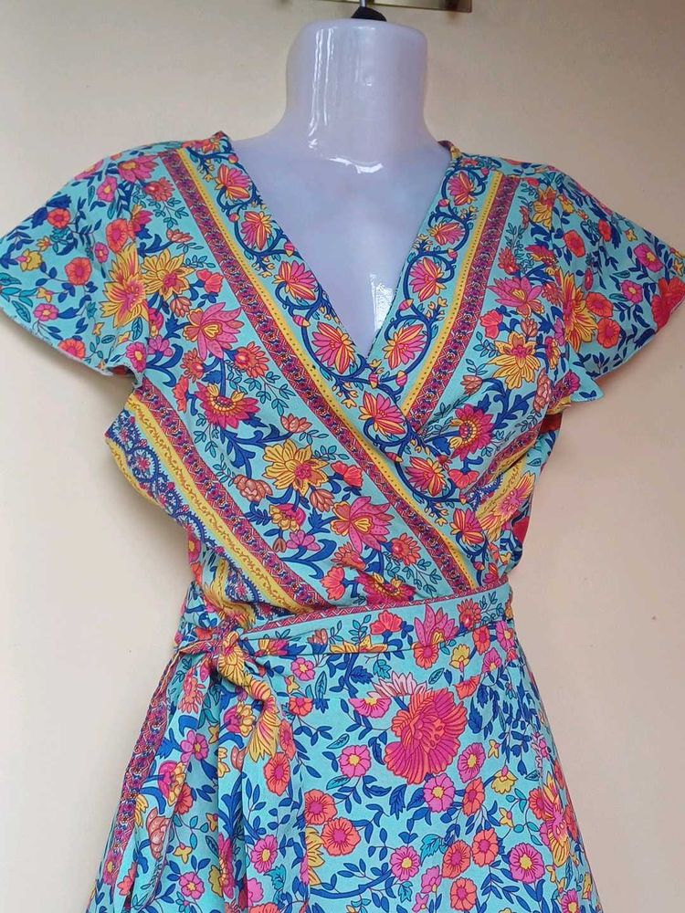 wrap around Maxi Dress
