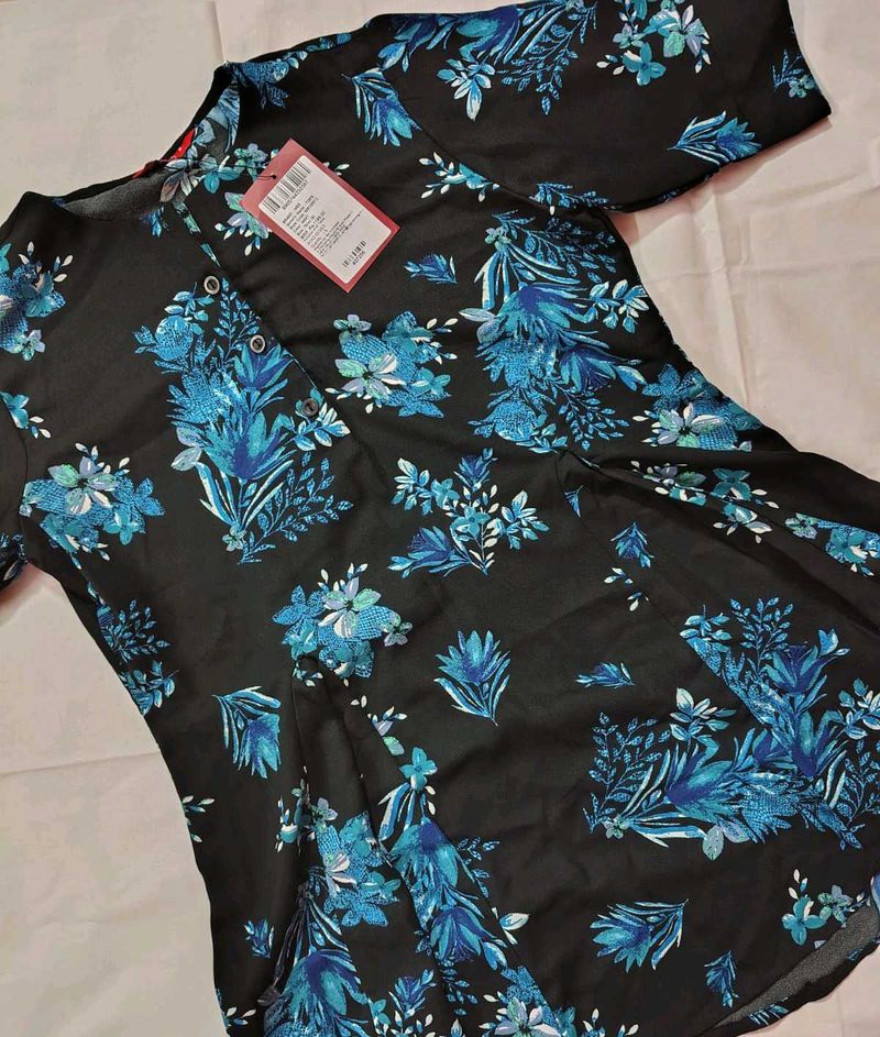 Stylish Floral Print Top