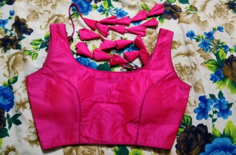 Beautiful Pink Colour Blause 💕