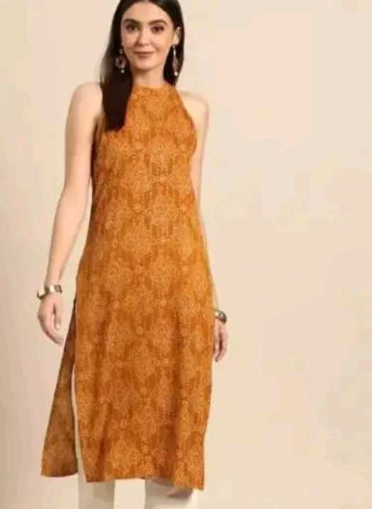 Stylish Mustard Ethnic Kurta