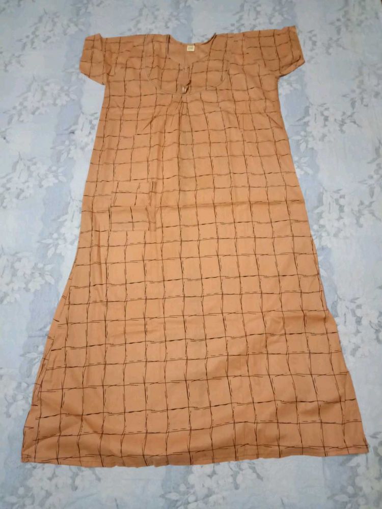 🌸 Women’s Cotton Nighty (Brand New)
